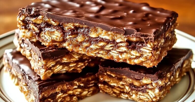 Receta de turrón de avena y chocolate, rápida y fácil