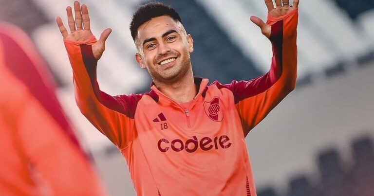 Pity Martínez volvió a ser el referente del fútbol de River