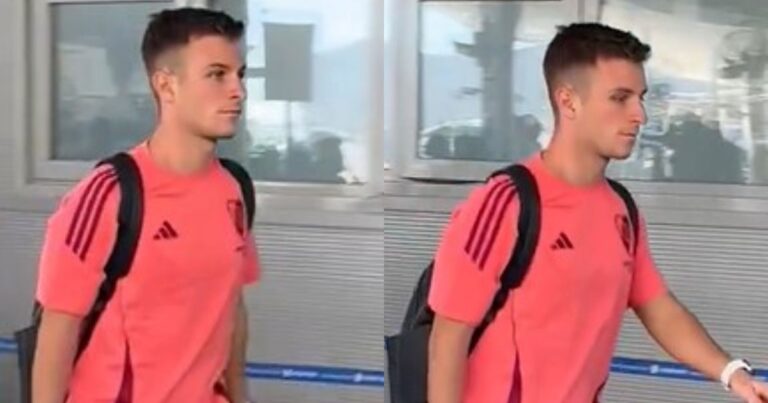 La primera imagen de Galoppo con ropa de River: viaja con el plantel a SM de Los Andes