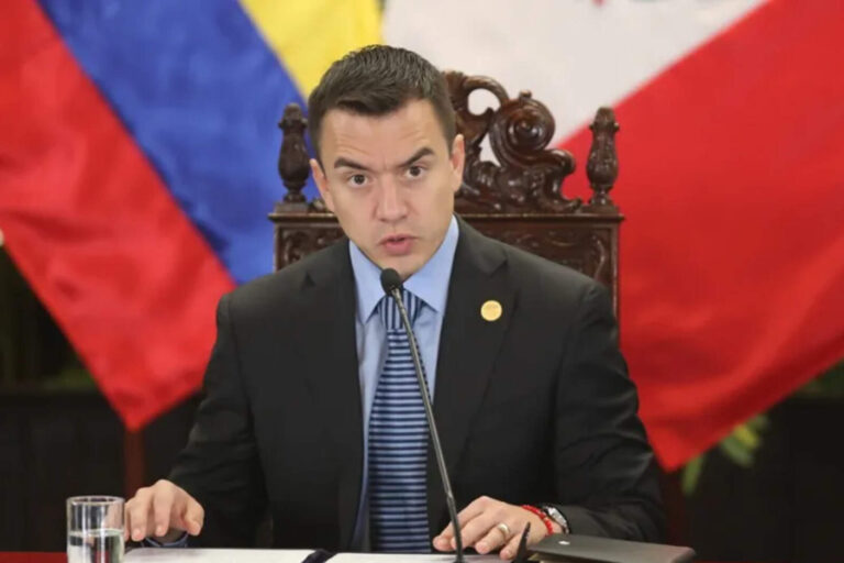 Ecuador también pondrá aranceles a México. Daniel Noboa lo confirma.