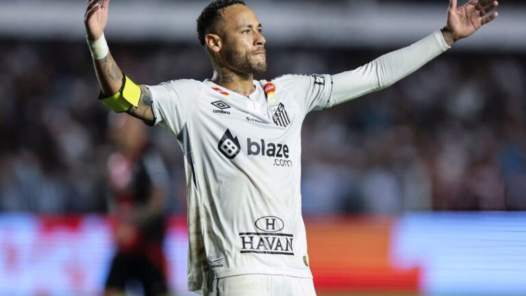 Neymar debutó en su regreso al Santos: cómo fueron sus primeros minutos en cancha