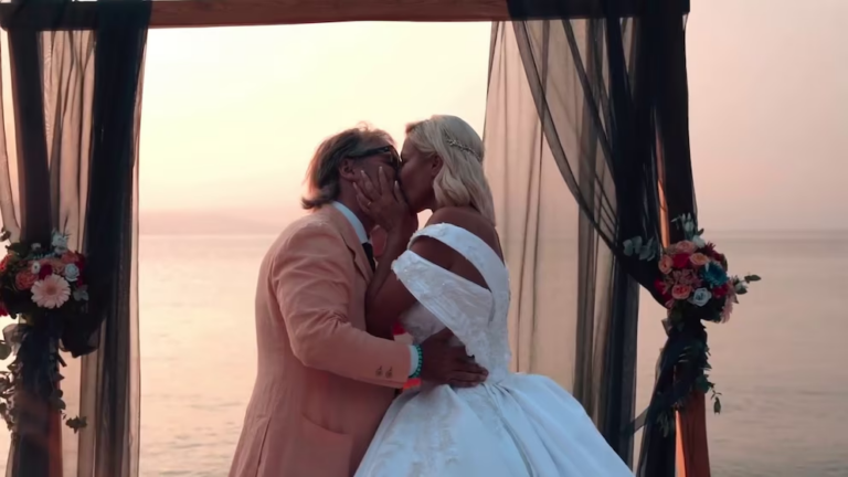 Después de su mágica boda en Grecia, Celina Rucci y Federico Girardi se casaron por civil