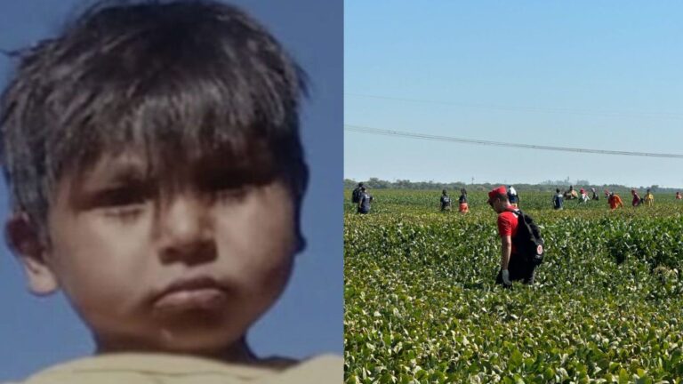 Desesperada búsqueda de Lian, un niño de 3 años desaparecido en Córdoba