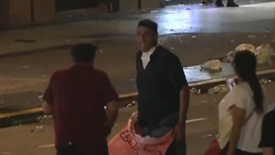 Detuvieron a un sujeto que agredió a un periodista de TN en la manifestación en el Congreso