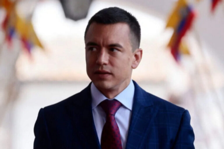 El presidente Daniel Noboa decidió no tomar licencia durante la campaña electoral
