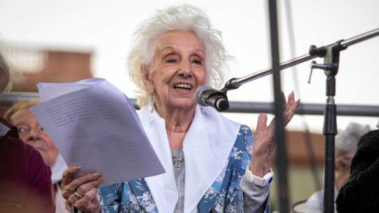 Estela de Carlotto dijo que Milei «tendría que estar en la cárcel»