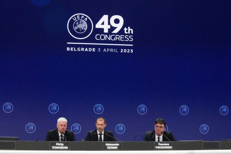 La UEFA confirmó los integrantes de su nuevo Comité Ejecutivo