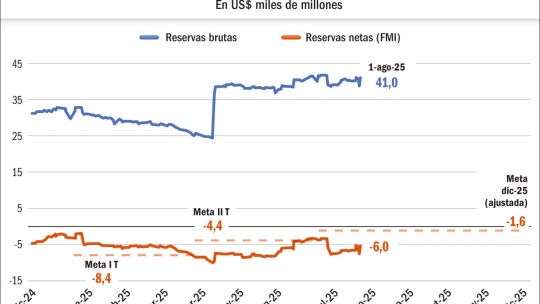 El FMI advirtió por el incumplimiento de reservas y recalculó la proyección de inflación