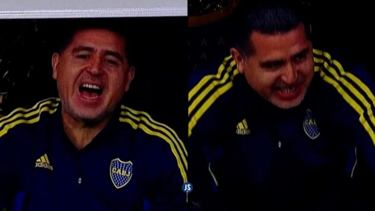 Video: la reacción de Juan Román Riquelme en el palco tras el empate de Boca ante Racing